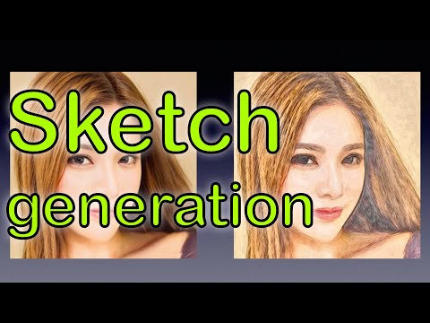 Sketch Generation with Drawing Process Guided by Vector Flow and Grayscale / python tutorial