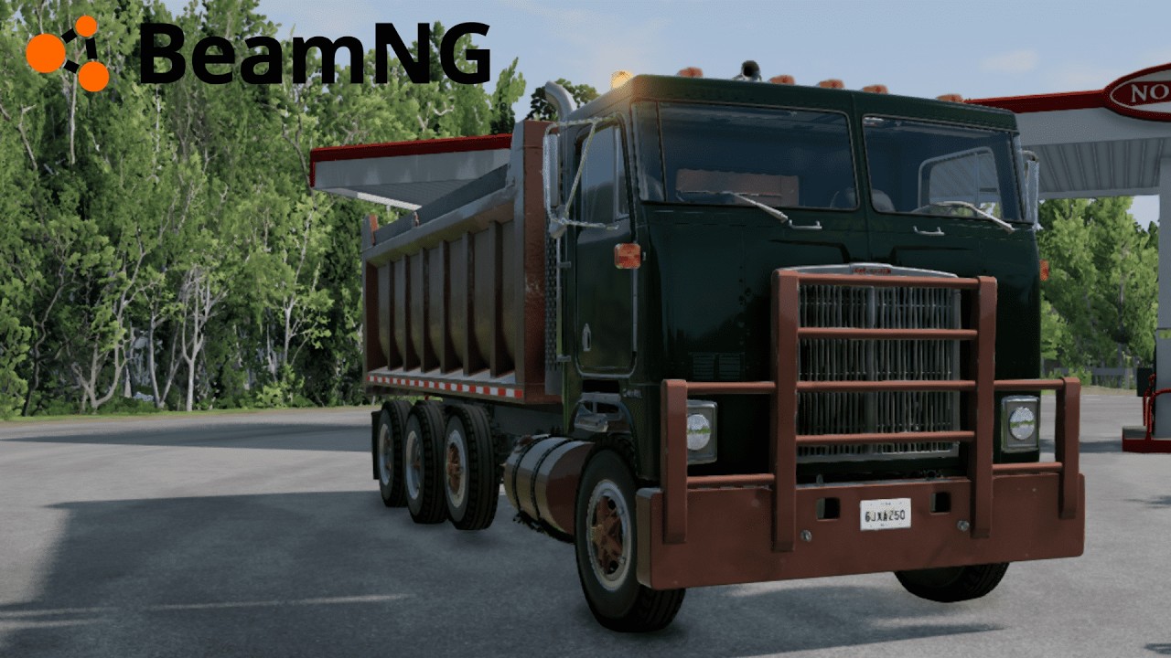 Garvil TC83s Dump Bed Upfit POV Drive Beamng drive