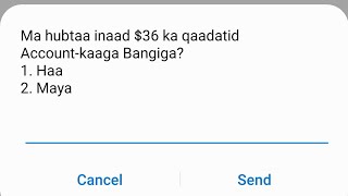 Salam Somali banka:  bankiga Lacag Kala bax Si fudud adigoon Galin Evc-plus