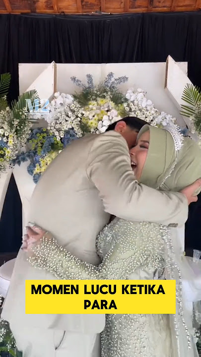 momen lucu ketika jomblo baper ketika pengantin pria cium pengantin wanita ‼️ #lucu  #nikah #jomblo
