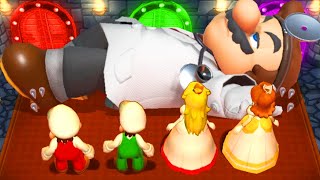 Mario Party 9 Minigames - Mario vs Luigi vs Peach vs Daisy (Master CPU)