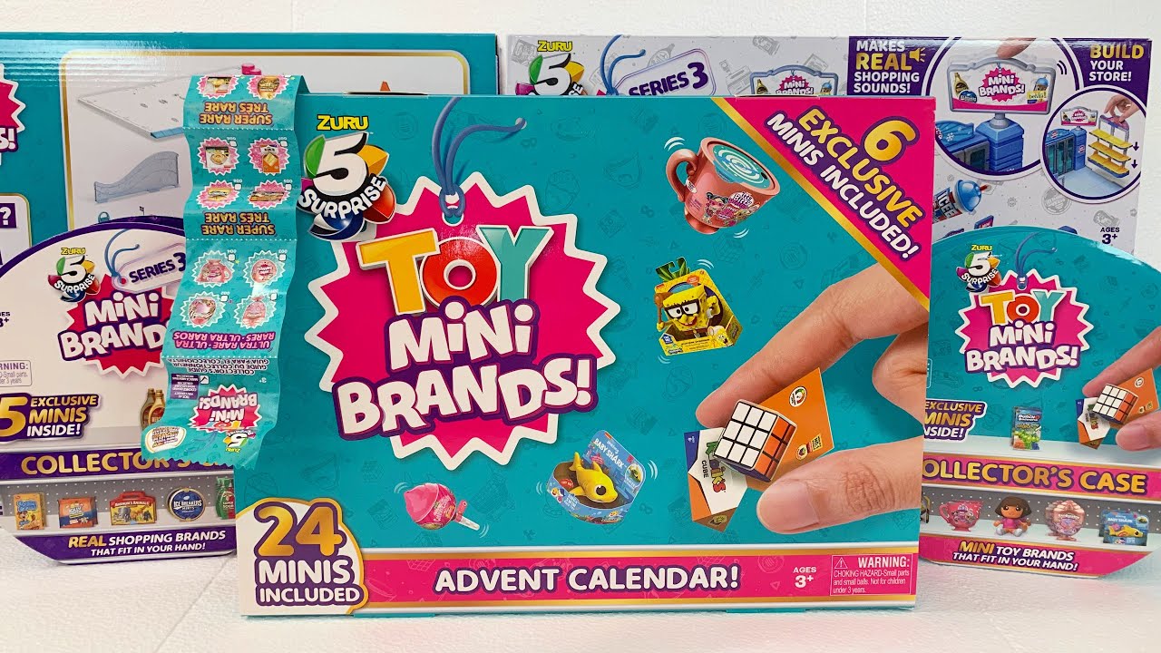 TOY MINI BRANDS ADVENT CALENDAR SERIES 1 UNBOXING YouTube