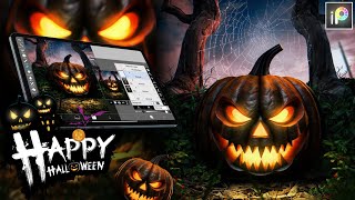Ibis Paint X Halloween Special Tutorial | Xiaomi Pad 6 Photo Manipulation screenshot 5