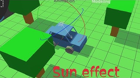 How to make a sunlight effect in prisma3d (prisma3d tutorial)
