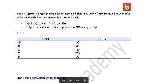 C++ Bài 15.8: Kiểm tra số nguyên tố