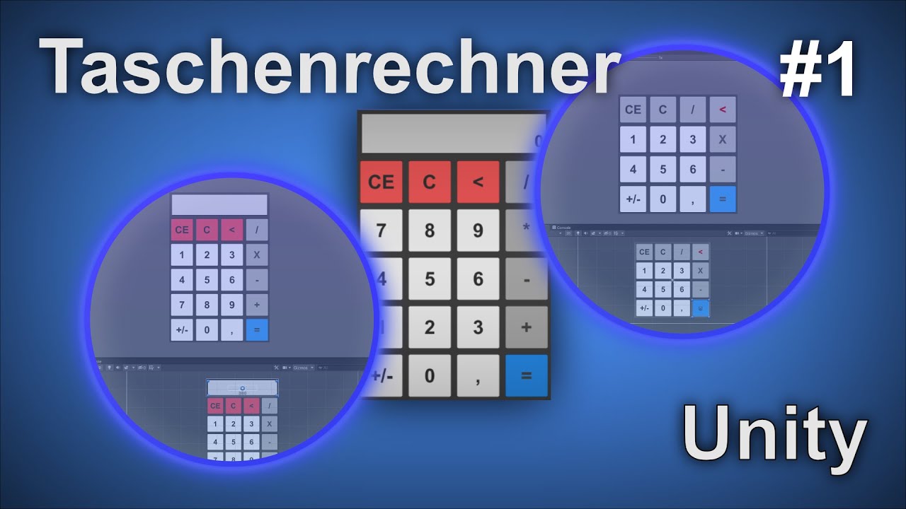 Unity: Wie programmiert man einen Taschenrechner | Tutorial | #1