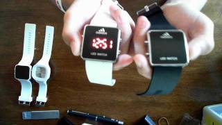 [REVIEW] [DealExtreme.com] Stylish Digital LED Wrist Watch - Black & White