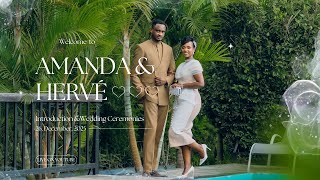 Welcome To The Introduction  Wedding Ceremonies Of  Amendine  Herv  26122025