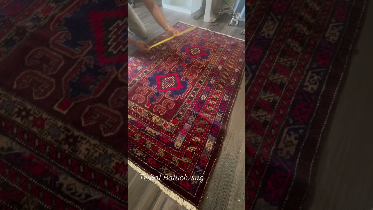 Find of the day , beautiful tribal Baluch rug 