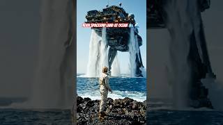 Alien Spaceship Land At Ocean 🛳 🌊 | #tech #yt #shorts