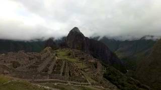 Machu Picchu. Timelapse