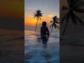 Sri Lankan sunset 🌅🌴🇱🇰 #shorts #mirissa #galle #srilanka #beach #sunset