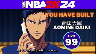 Kobe Bryant Build??? | NBA 2K24 AOMINE DAIKI KNB BUILD | KUROKO NO BASKET IN NBA 2K24