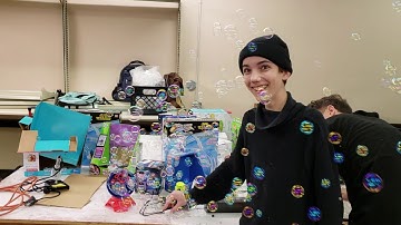 Bubble blower switch adapted