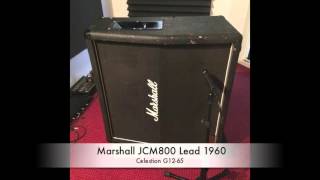 Lasse Lammert Cab Comparison 2016: Marshall 1960, G12-65