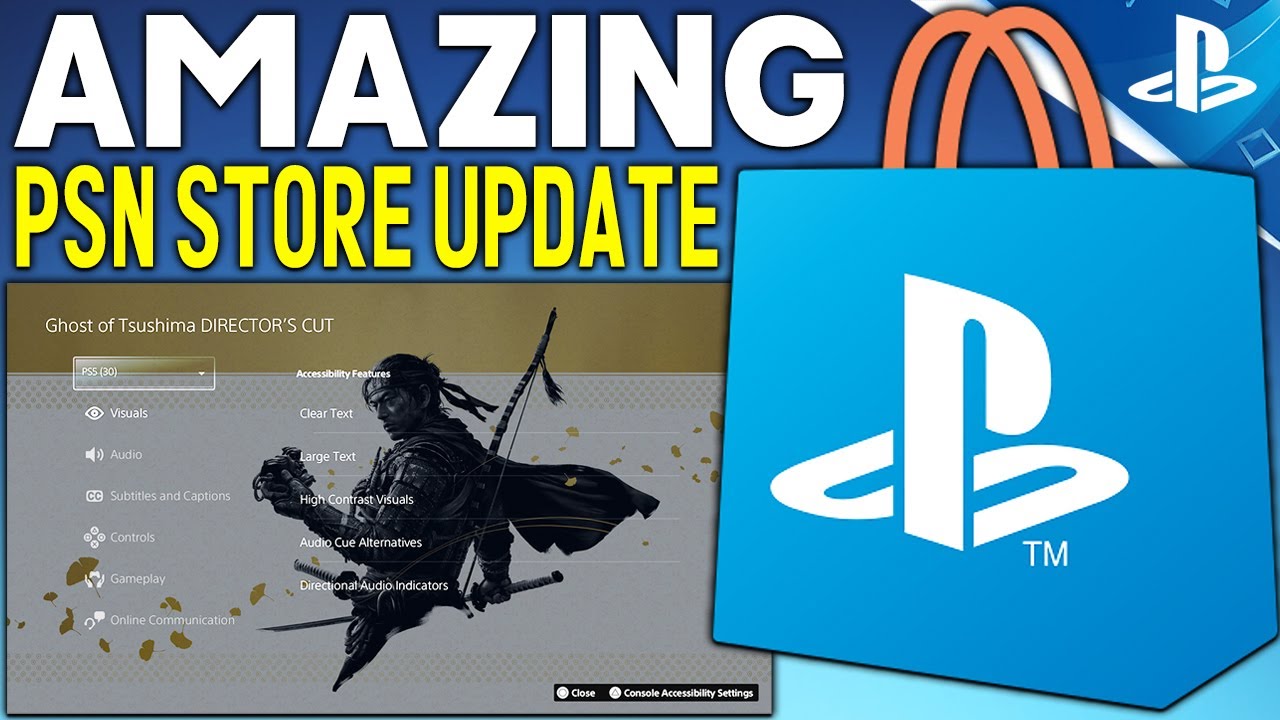Amazing NEW PSN Store Changes/Update and a BIG Free PS4/PS5 Game Update  Live NOW 