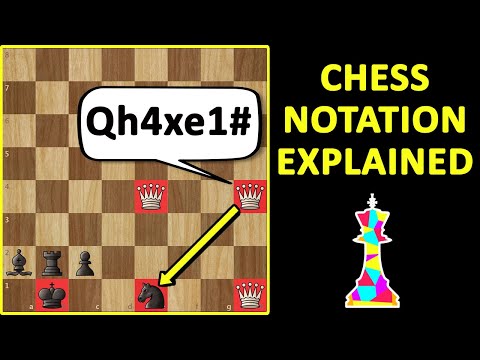 Learn Chess Notation - The Language Of Chess! How To Read x Write Chess Moves! Basics For Beginners