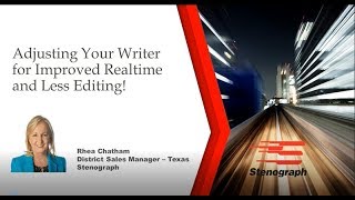 Steno Savvy: Adjustments for improved realtime with Rhea Chatham