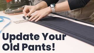 How To Hem and Take In Your Suit Pants - Step by Step Guide in real time