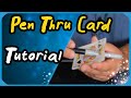PEN Through CARD Trick + {CLOSED~GiveAway} - Easy Magic Trick REVEALED