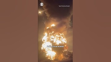 Massive fireball erupts at waste facility in Sydney, Australia #shorts