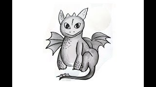 How to draw a dragon with 3 awesome pencil drawing screenshot 5