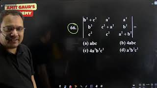 Matrix & Determinant Live Class-09 » RPSC Second Grade Maths Repeater Course AMIT GAUR'S ACADEMY