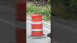 Closeup of flood destruction in Ludlow, Vermont #shorts