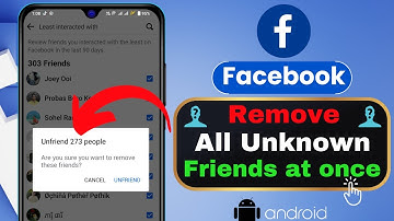 How To Remove All Unknown Friends From Facebook at Once | Unfriend Inactive Friends on Facebook