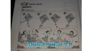 Buku Aktiviti Matematik Tahun 1 Jilid 1 Muka Surat 94 KPM