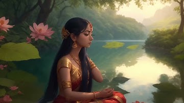 DreamShaper v7 Visualize a scene of introspection where Sita r 0 animation