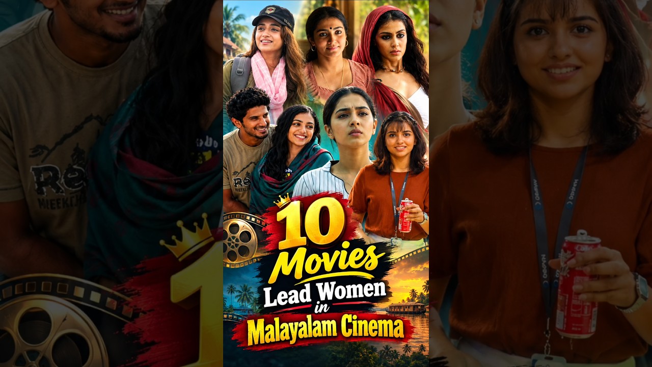 10 Movies Lead Women in Malayalam Cinema || #shorts #newsouthmovie #short