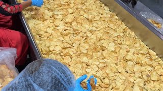 खेतों से निकला हुआ आलू Factory मे Process करके कैसे Chips बनता है? shorts shortvideo short shots