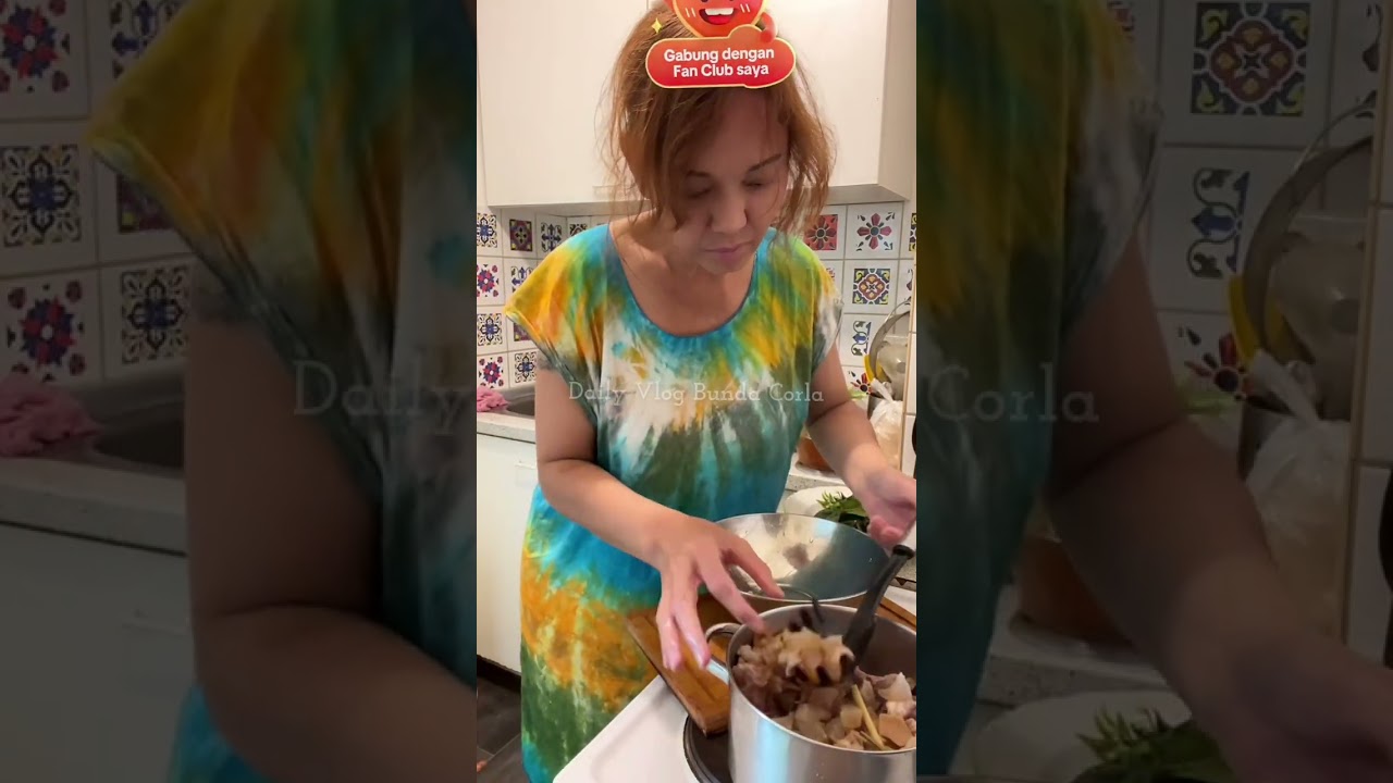 Bunda Corla Masak Kikil Mercon ❗