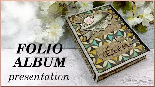 Folio Album, 'Retro Feelings', Universal Mini Photo Album  presentation, scrapbooking