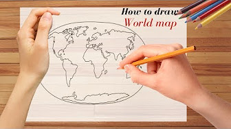 How To Draw How To Draw 7 Continents Youtube
