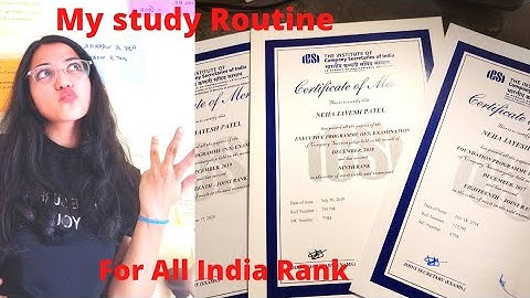 My last 60 days Study Routine for All India Rank in CS 🔥 #mission10k | Neha Patel