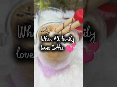 Coffee Love ❤! #familygoals #coffeelove #coldcoffee