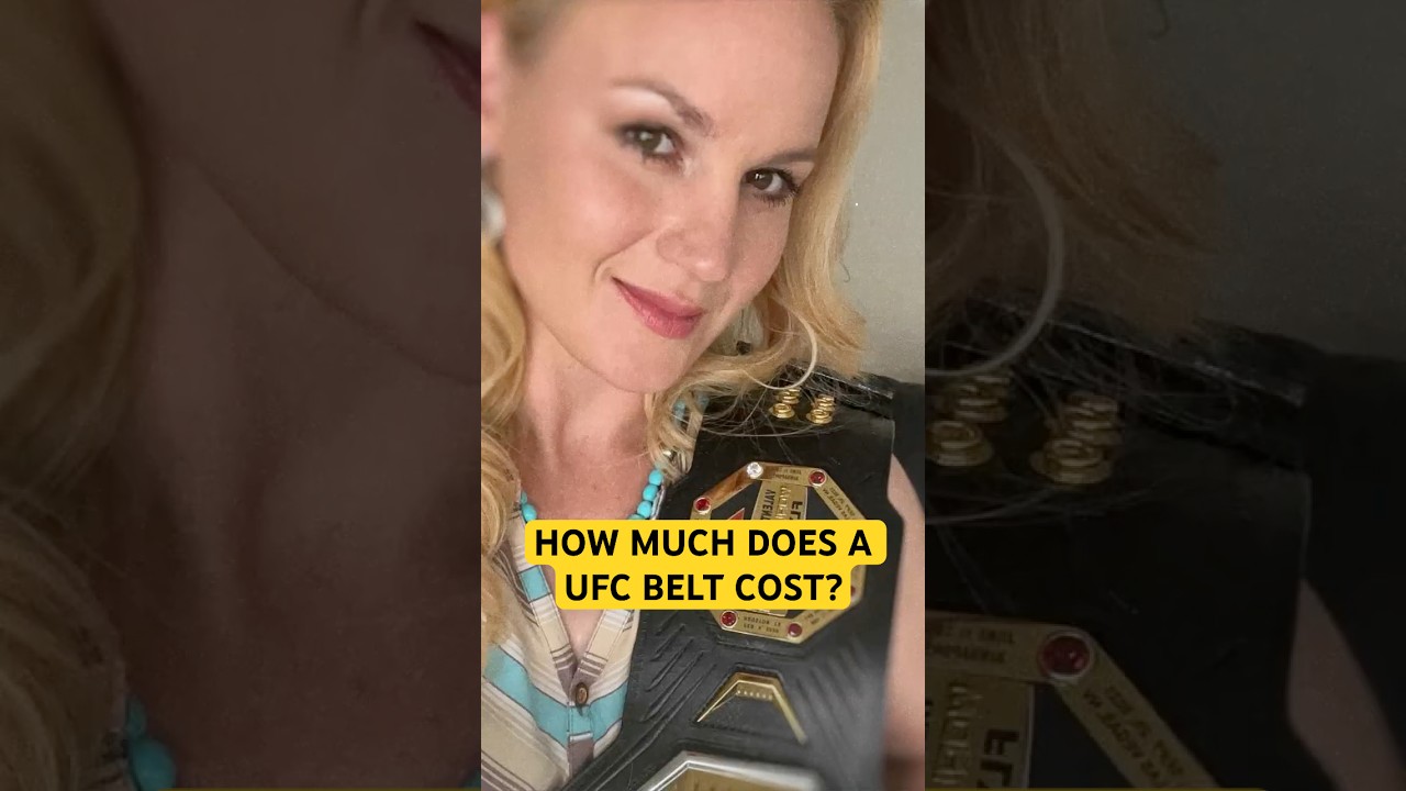 How Expensive Is a UFC Belt To Create?
