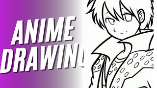 #How to draw Easy ANIME Boy for kids... #Easy Drawing.#art #🦋drawing & craft collection...🍂