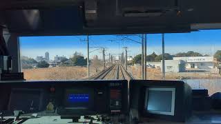 常磐線 Ｅ５３１系 Ｋ４５１ 編成 土浦駅  解放〜後方展望 神立駅まで。