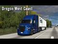 Realistic ATS Driving; Freightliner Cascadia; Oregon 385km; HORI Truck Control System