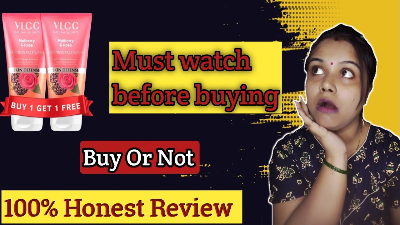 Vlcc Mulberry and rose fairness facewash !100%  honest review ! catch Life with Natural Remedy