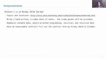 61A Fall 2013 Lecture 22 Video 1