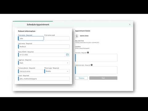 Patient Self-Scheduling | Mini Demo | athenahealth