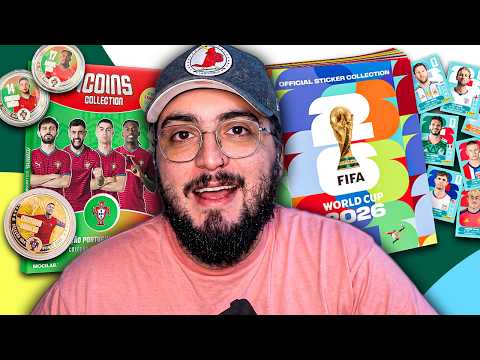 I'm STARTING the 2026 WORLD CUP STICKER ALBUM COLLECTION | 2026 WORLD CUP