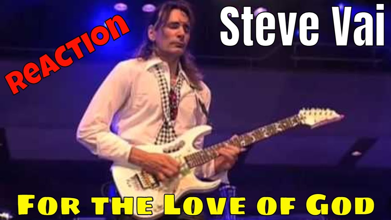 STEVE VAI - FOR THE LOVE OF GOD REACTION | LIVE 2005 | DRUMMER REACTS