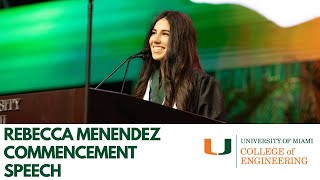 Rebecca Menendez Commencement Speech | Spring 2024