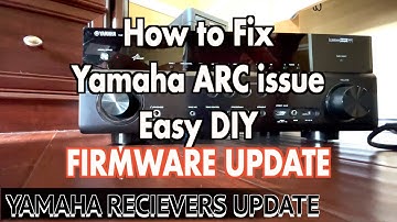YAMAHA RECEIVER SOUND ISSUE FIX WITH FIRMWARE UPDATE