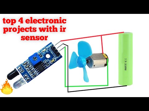 top 4 electronic projects with ir sensor | diy ir sensor